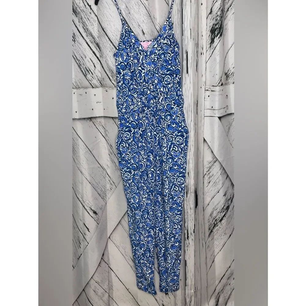 Lilly Pulitzer Melba Jumpsuit Blue XS